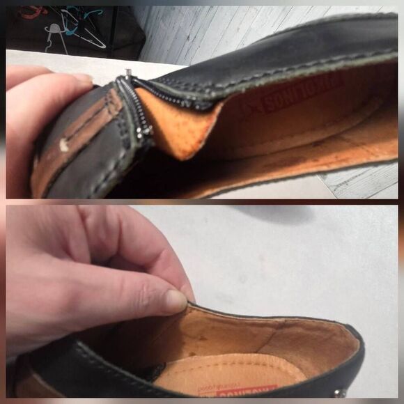 Pikolinos Lille Leather Heeled Pilgrim Bootues w Strap Details Sz. 37 / 6.5-7 - Picture 13 of 13